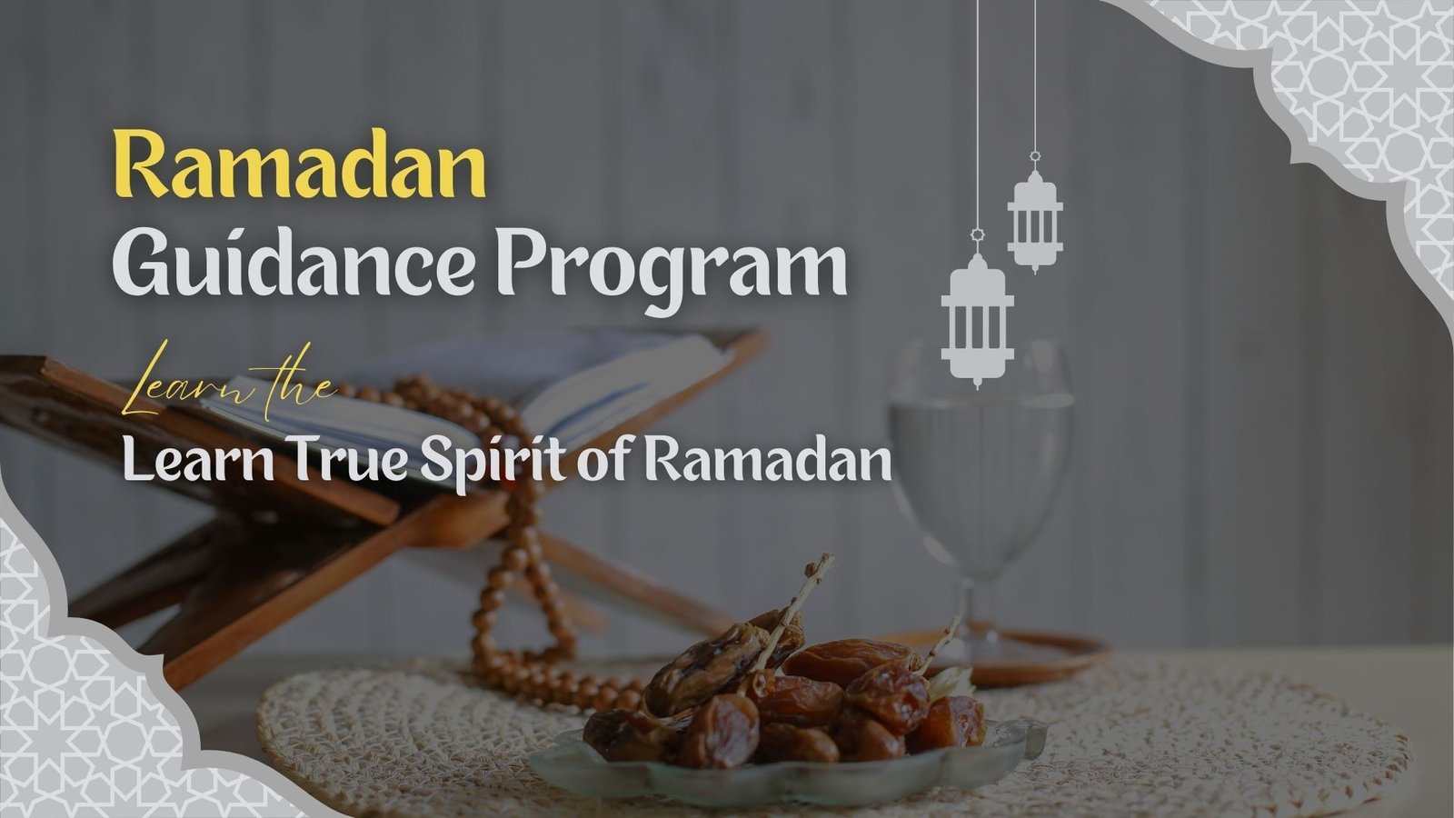 Ramadan Guidance Program